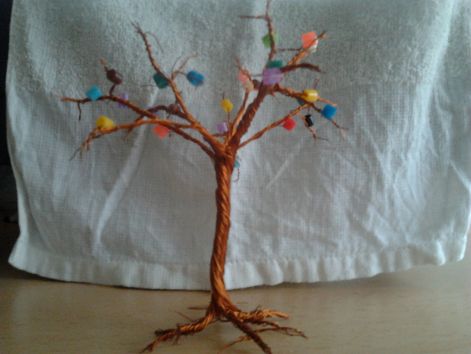 gyöngy fa,dekoráció vagy ajándéknak.