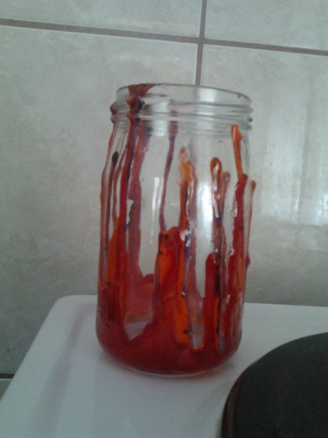 festett üveg Festett üveg dekornak vagy ajándéknak